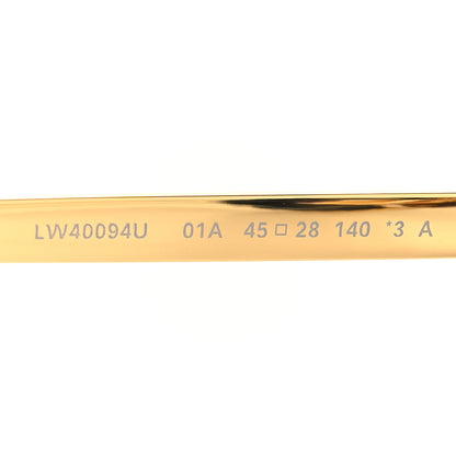 Loewe Acetate Round Sunglasses LW40094U Gold Black 6 of 6