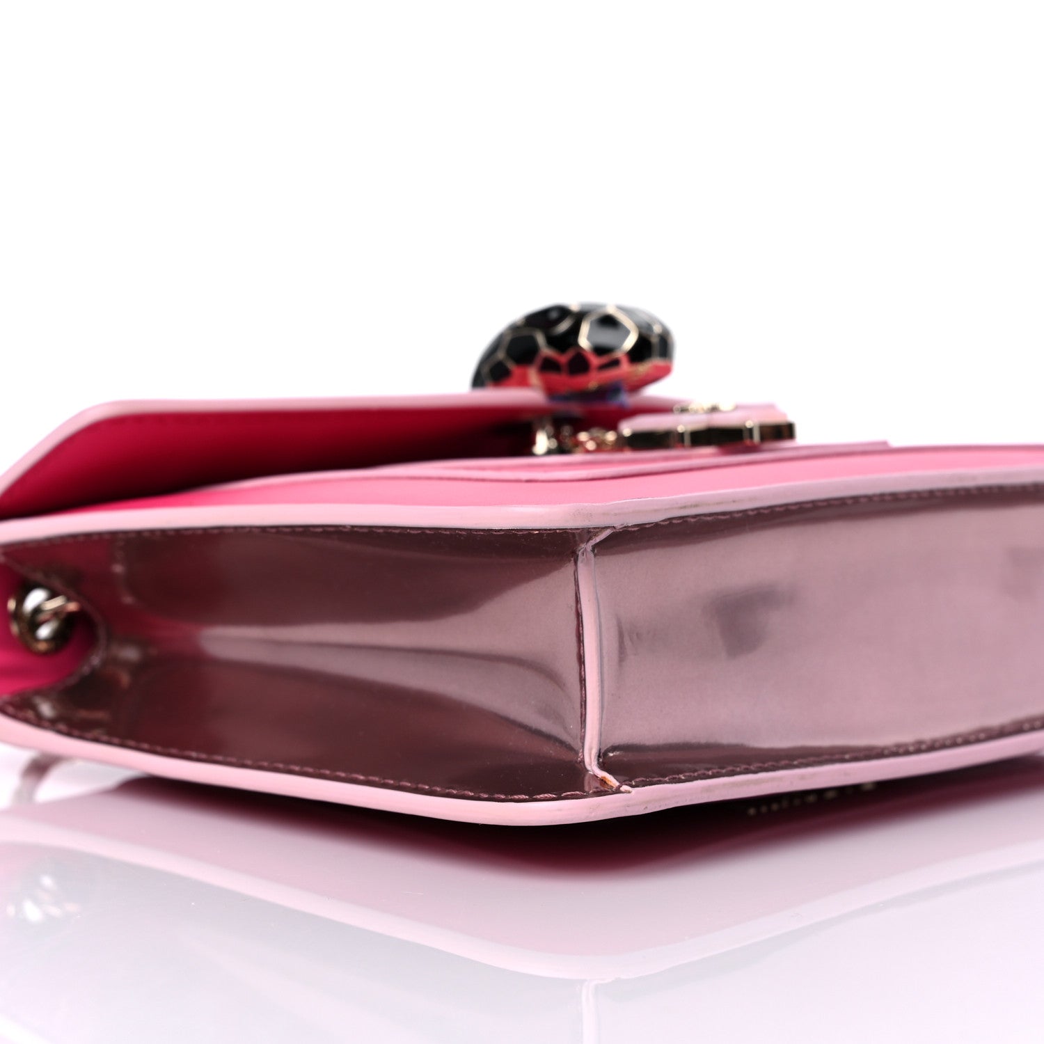 Bulgari Calfskin Metallic Calfskin Serpenti Forever Marble Star Adorned Crossbody Bag Flash Amethyst 5 of 11