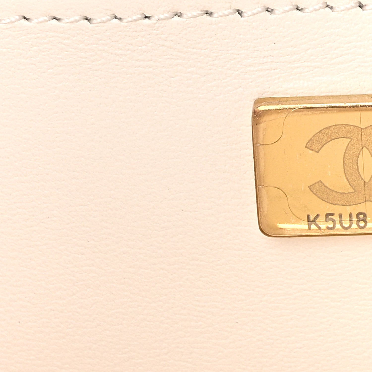 Chanel Lambskin Quilted Coco Click Bag White 7 of 11