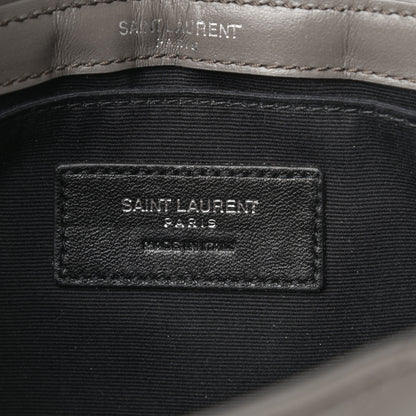 Saint Laurent Calfskin Y Quilted Monogram Loulou Flap Bag Earth 6 of 14