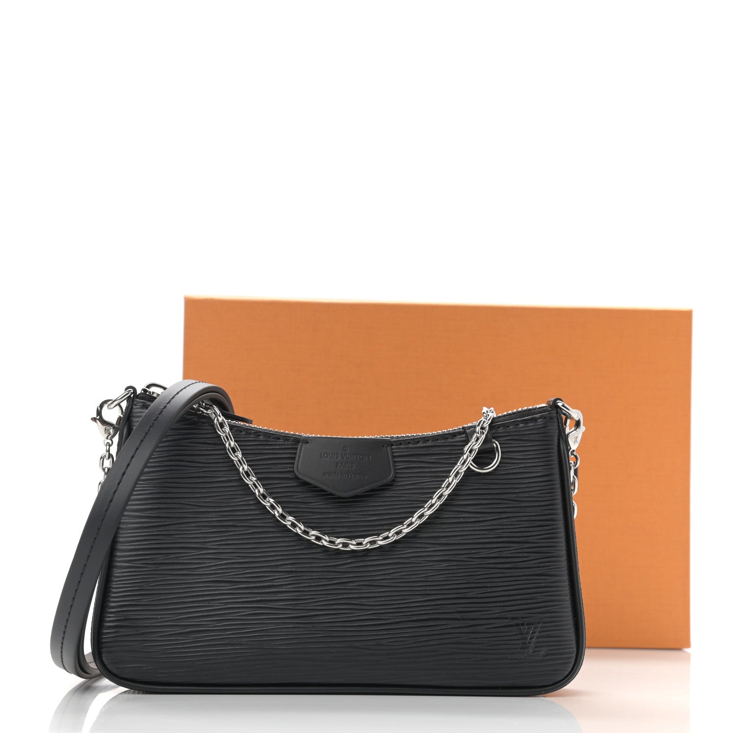 Louis Vuitton Epi Easy Pouch On Strap Black 10 of 10
