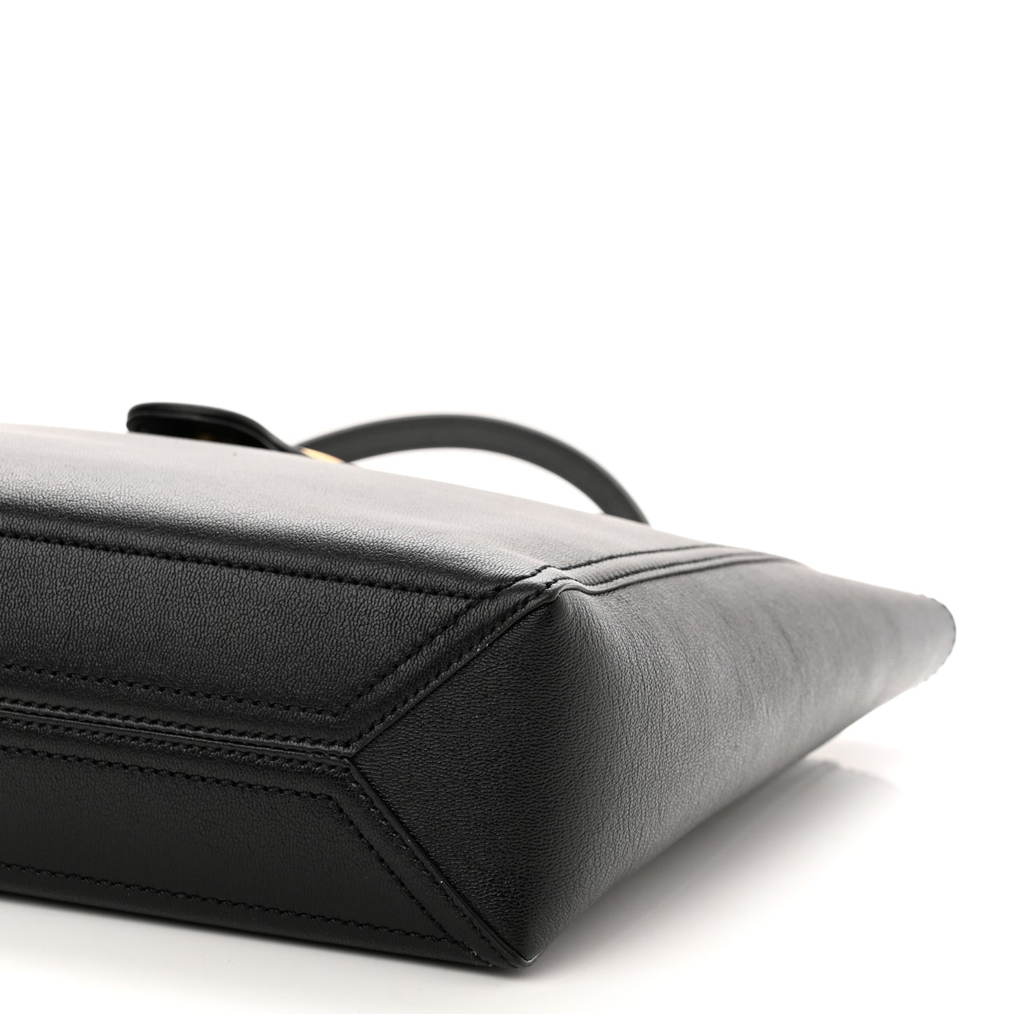 New Sakai Calfskin Lux Small Dahlia Tote Black