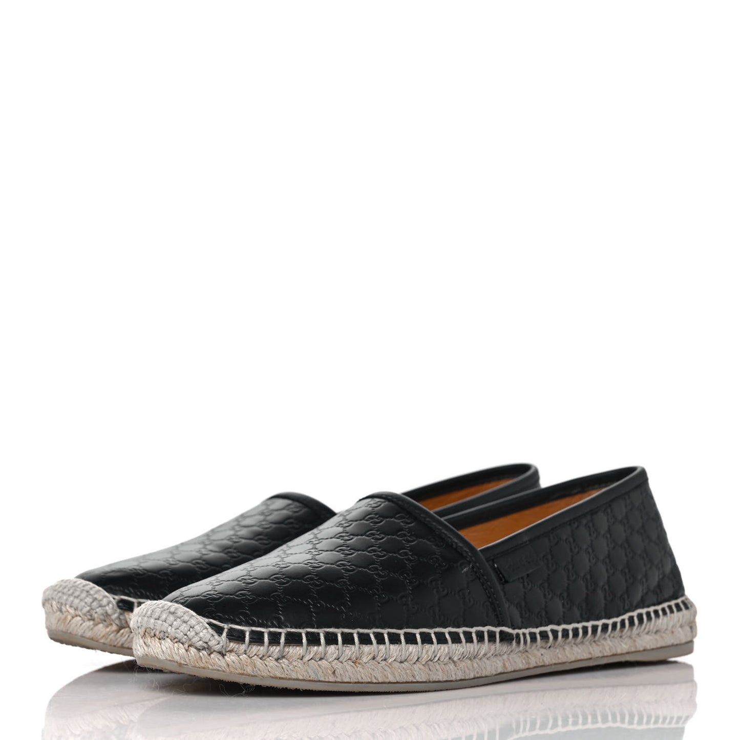 Microguccissima Signature Espadrilles 39.5 Black