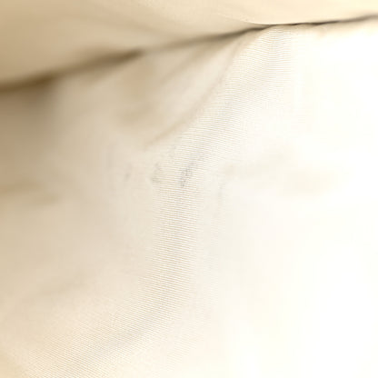 Chanel Calfskin Quilted Chain Flat Tote White 12 of 13