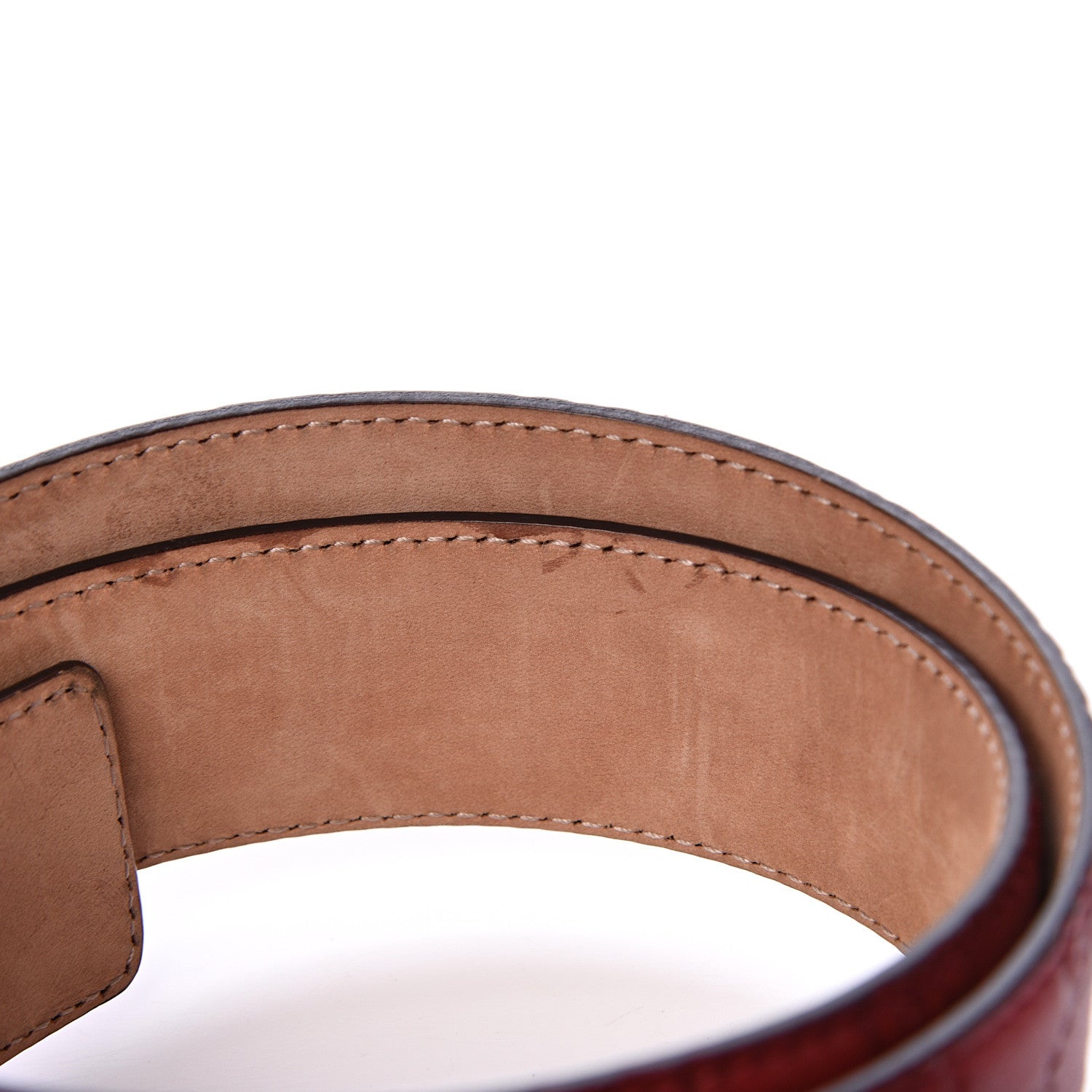Gucci Guccissima Interlocking G 40mm Belt 90 36 Red 8 of 8