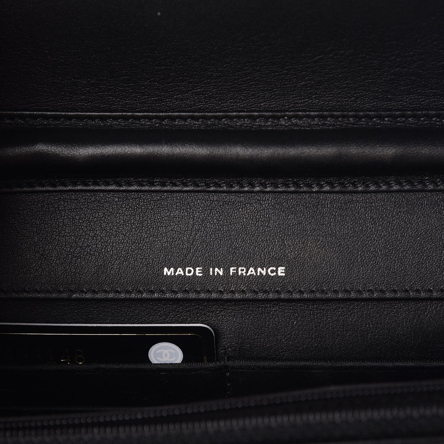Patent Strass Wallet On Chain WOC Black