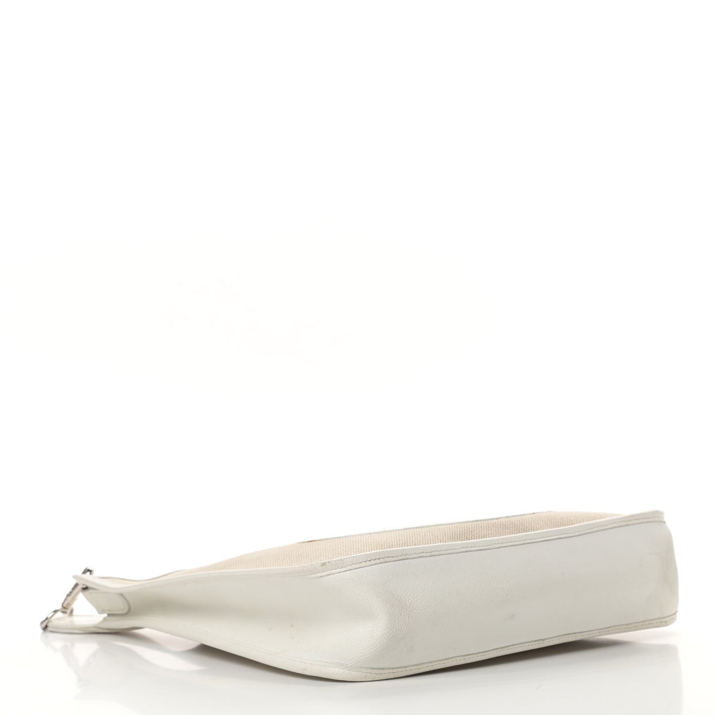 Toile Taurillon Clemence Evelyne PM Blanc White