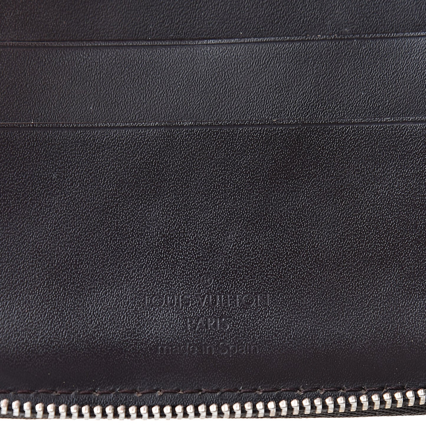 Monogram Glace Porte-Monnaie Billets Zipped Wallet Cafe