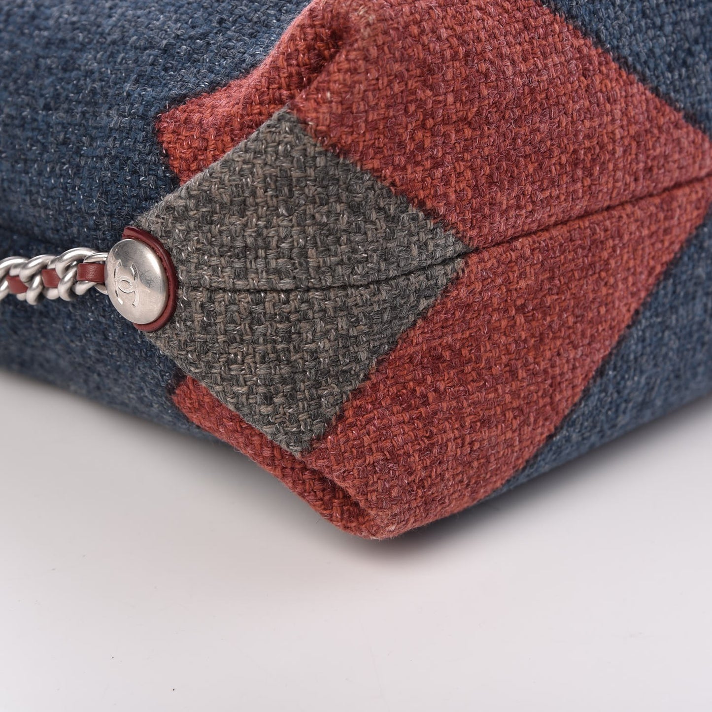 Canvas Chevron Braided With Style Hobo Multicolor