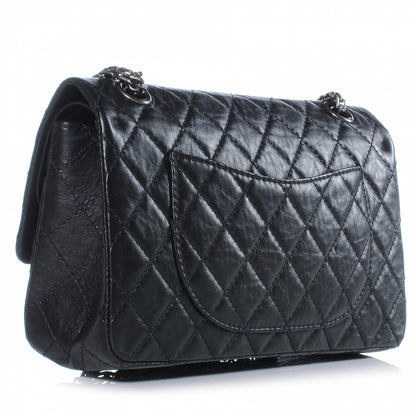 Chanel Aged Calfskin Lucky Charms 2.55 Reissue 225 Flap Black 3 of 7