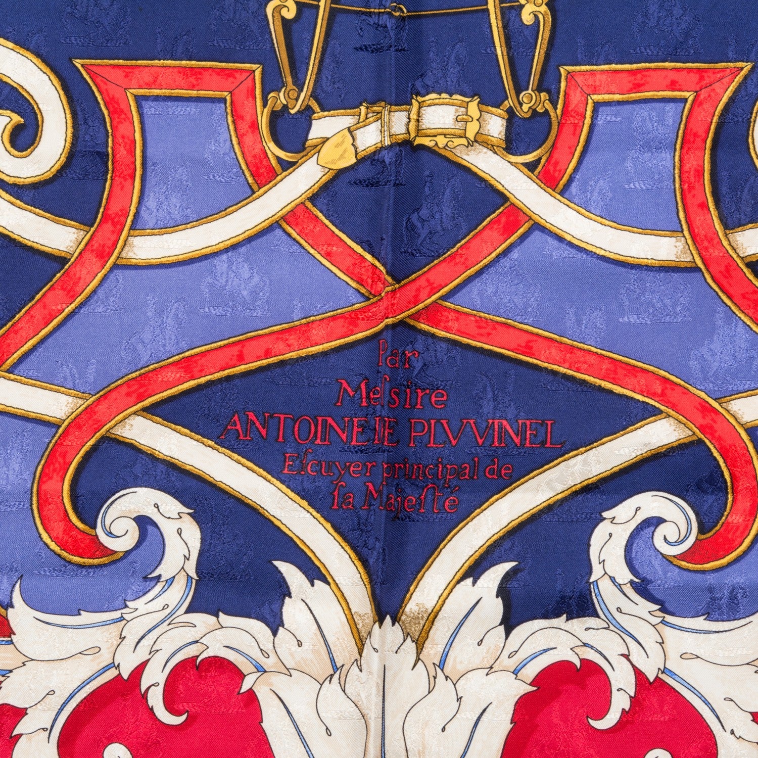 Hermes Jacquard Silk L'Instruction Du Roy Scarf 90 2 of 8