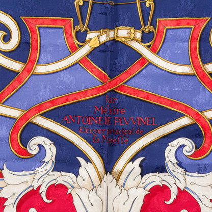 Hermes Jacquard Silk L'Instruction Du Roy Scarf 90 2 of 8