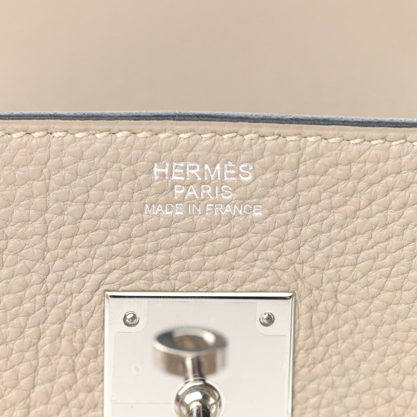 Togo Birkin 30 Gris Tourterelle