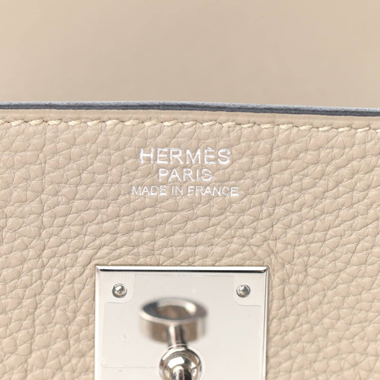 Hermes Togo Birkin 30 Gris Tourterelle 21 of 37