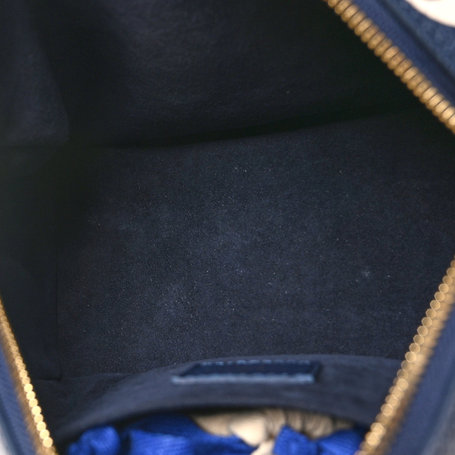 Empreinte Monogram Giant Speedy Bandouliere 20 Navy Creme