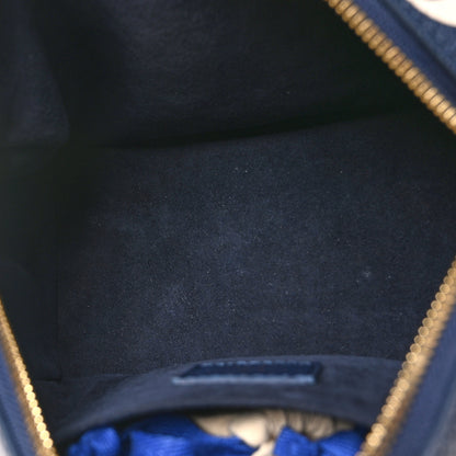 Louis Vuitton Empreinte Monogram Giant Speedy Bandouliere 20 Navy Creme 5 of 10