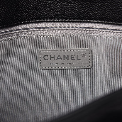 Chanel Caviar Quilted Medium French Riviera Flap Black 6 of 11