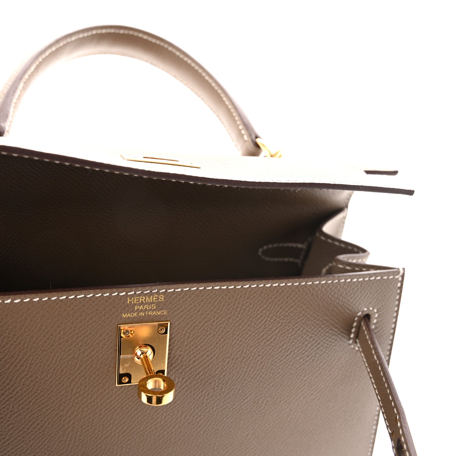 Hermes Epsom Kelly Sellier 25 Etoupe 6 of 10
