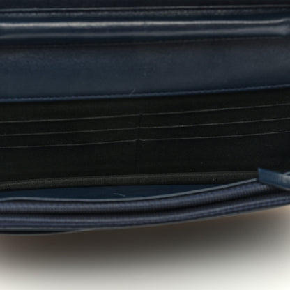 Chanel Caviar Timeless CC Wallet on Chain WOC Navy Blue 5 of 9