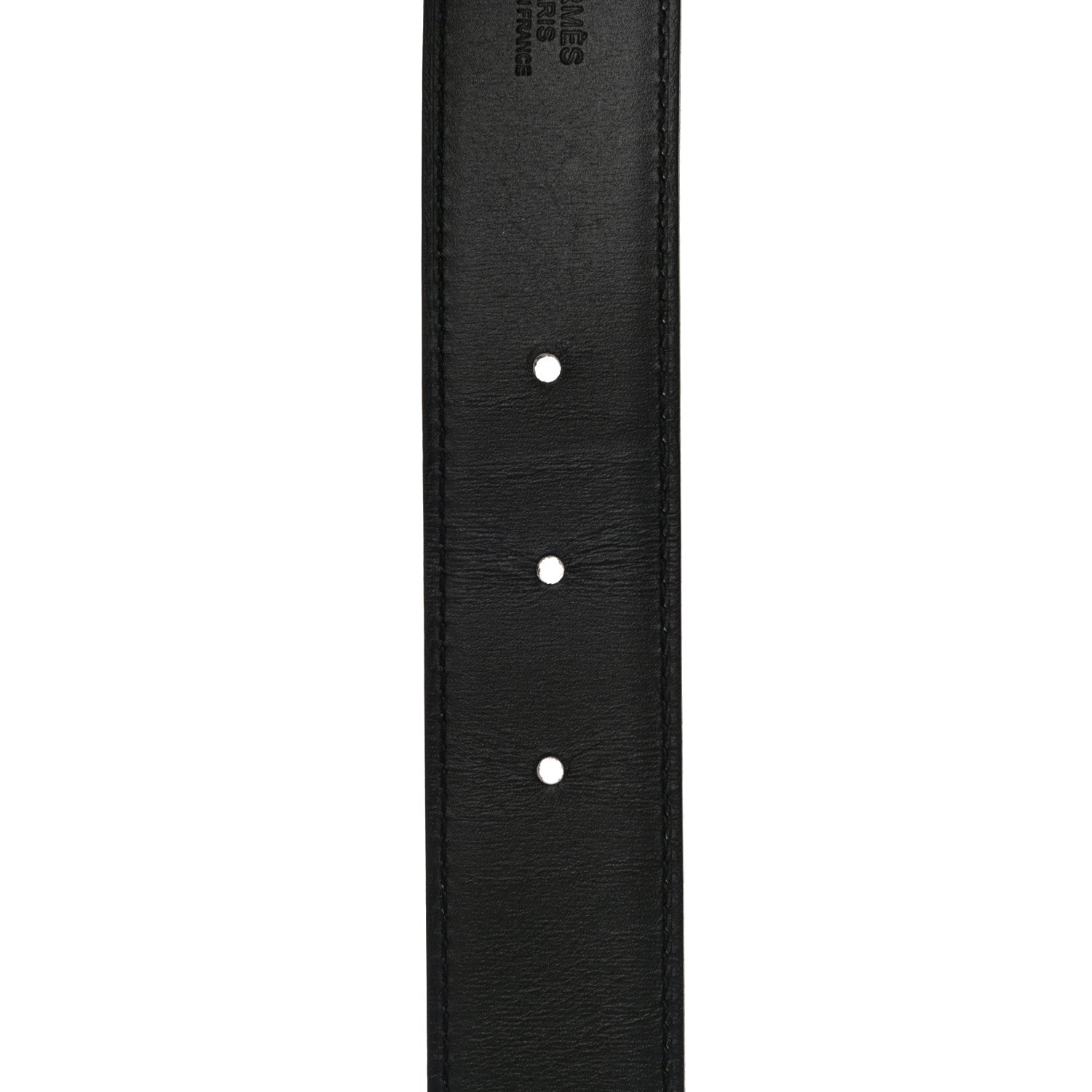 Hermes Box Chamonix 32mm Martelee H Belt 90 Black Gold 5 of 10