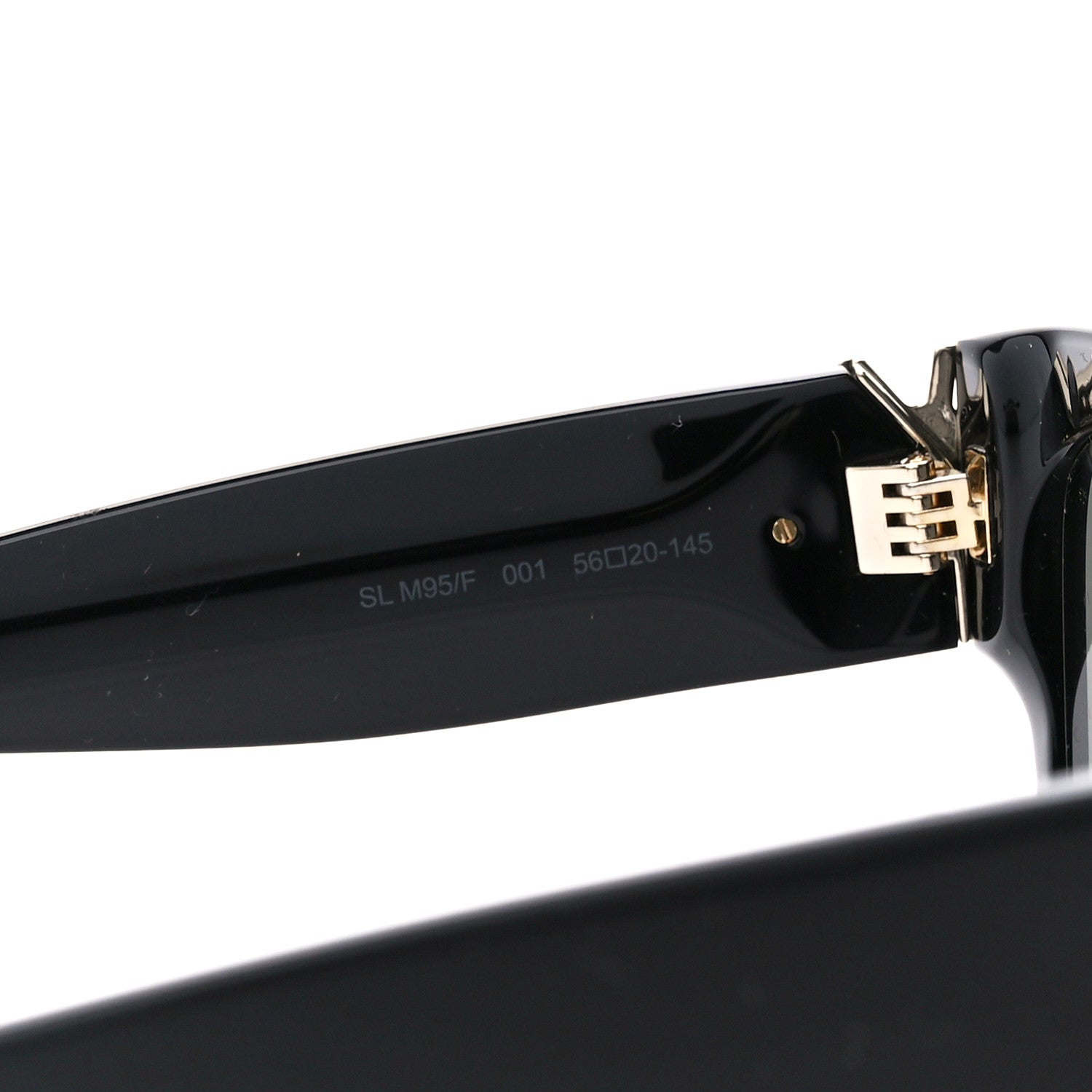 Saint Laurent Acetate Cateye Sunglasses SL M95 F Black 5 of 8