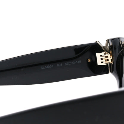 Saint Laurent Acetate Cateye Sunglasses SL M95 F Black 5 of 8
