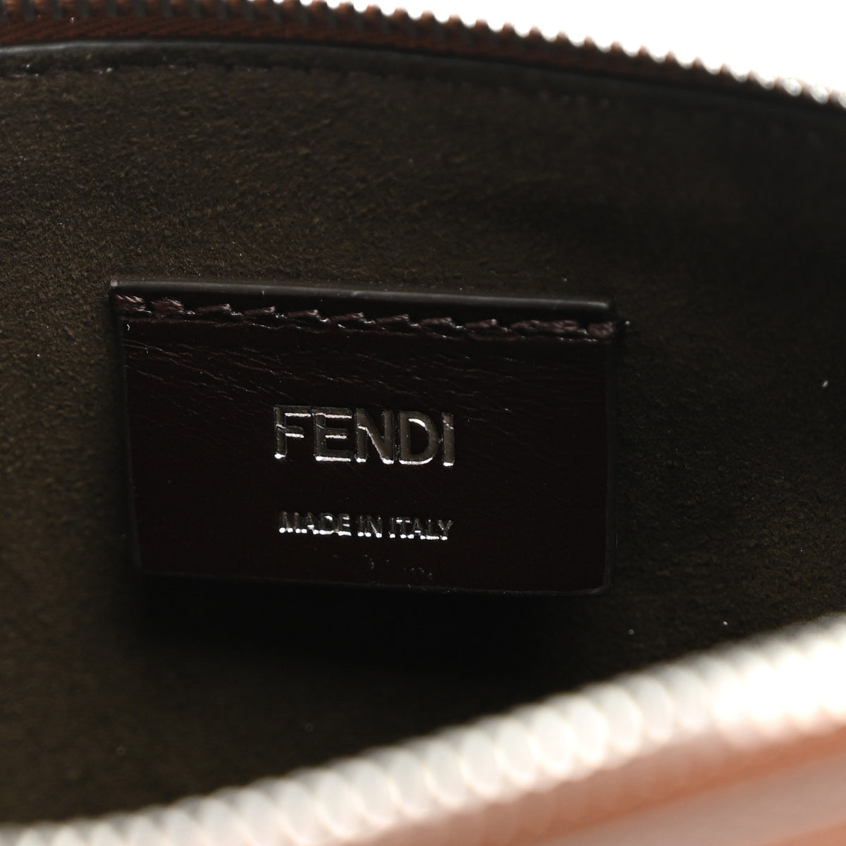 Vitello Cher Threading Small Melon Bag Brandy