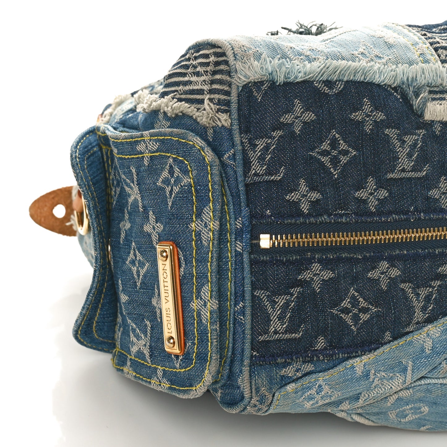Denim Patchwork Speedy 30 Blue