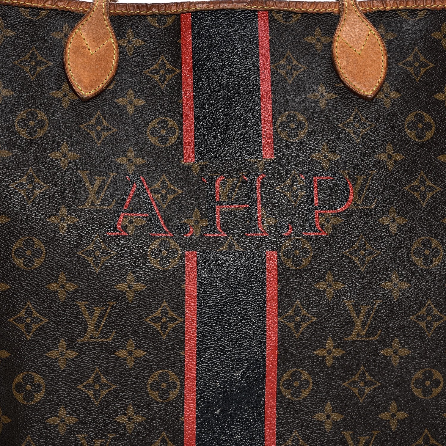 Louis Vuitton Monogram My LV Heritage Neverfull GM Rouge Black 16 of 18