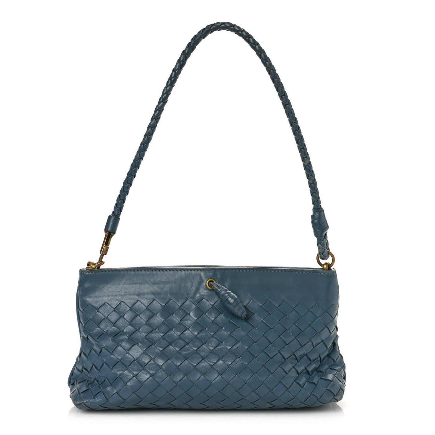 Nappa Intrecciato Mini Shoulder Bag Krim