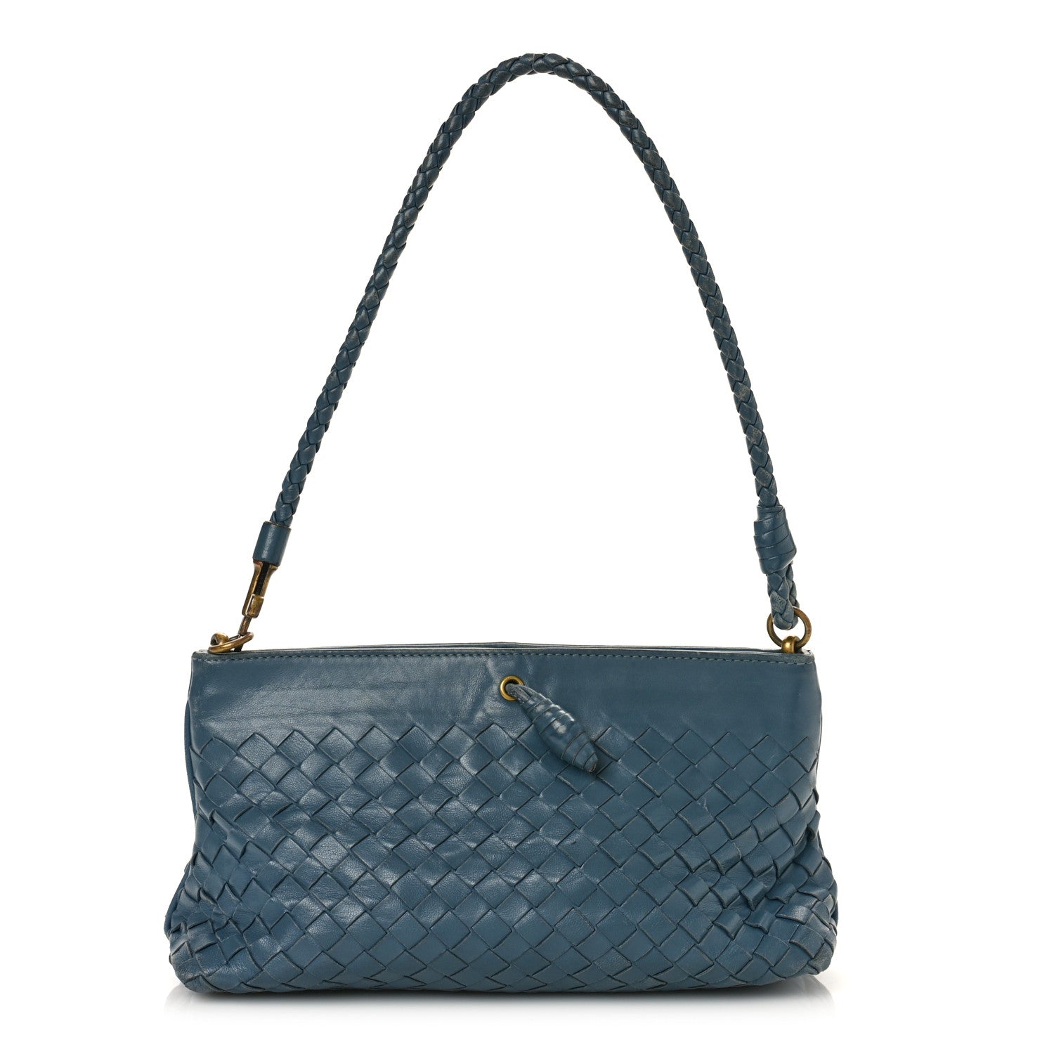 Bottega Veneta Nappa Intrecciato Mini Shoulder Bag Krim 1 of 11