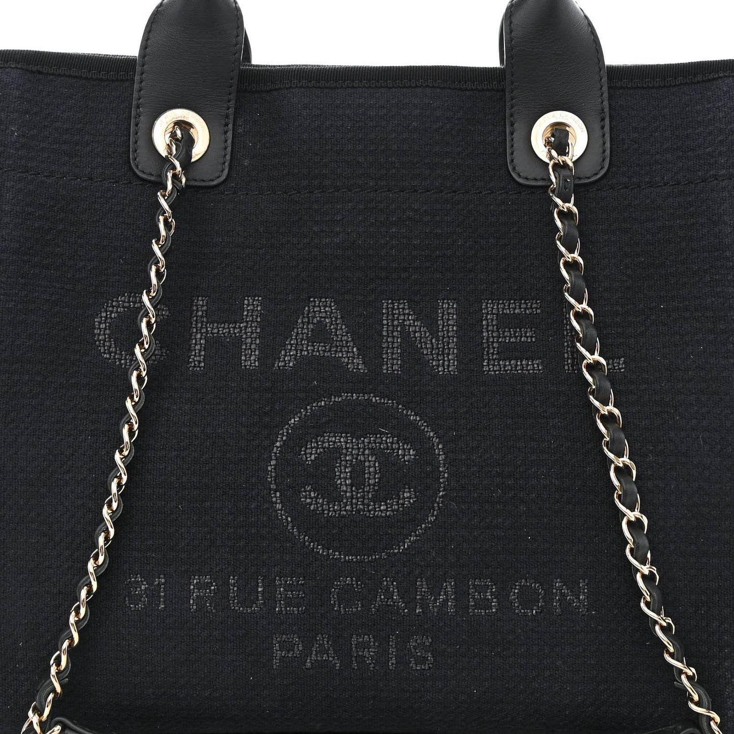 Mixed Fibers Small Deauville Tote Navy