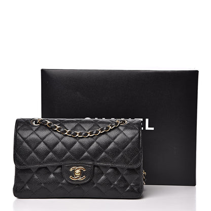 Chanel Caviar Quilted Small Double Flap Black 18 of 18