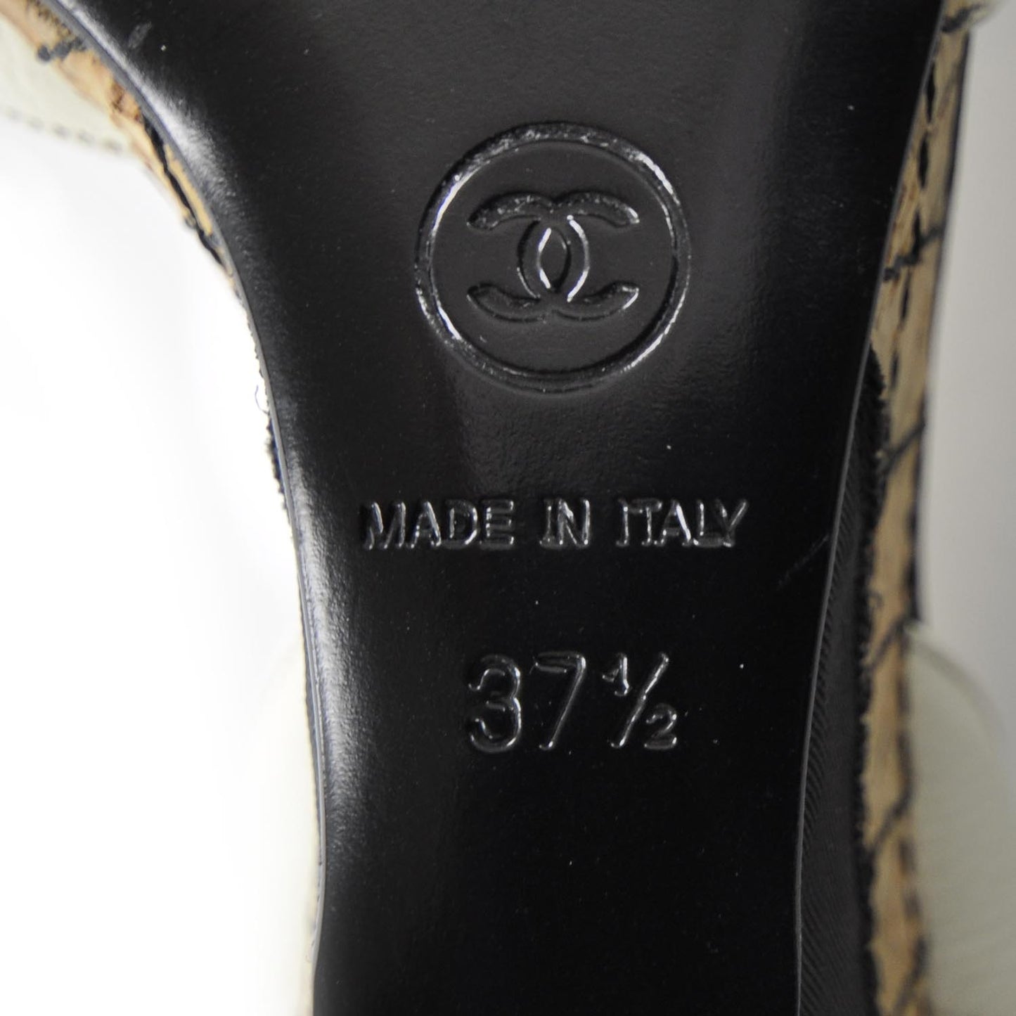 Cork Camellia Wedge Sandals 37.5