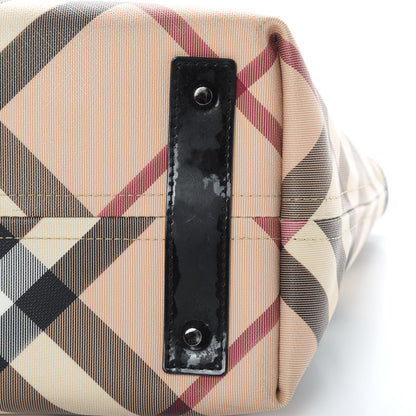 Burberry Nova Check Small Nickie Tote Black 14 of 21