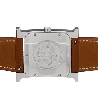 Hermes Stainless Steel Epsom 30.5mm Heure H Hour Quartz Watch Gold 4 of 5