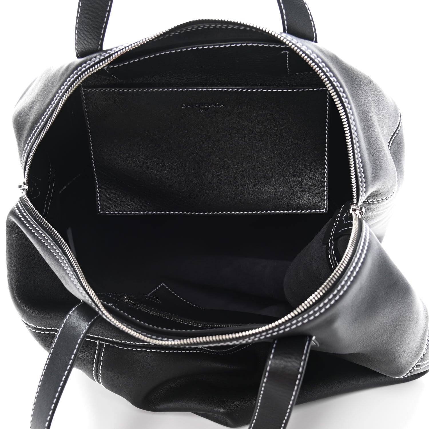 Balenciaga Calfskin Round Air Hobo Large Black 5 of 13