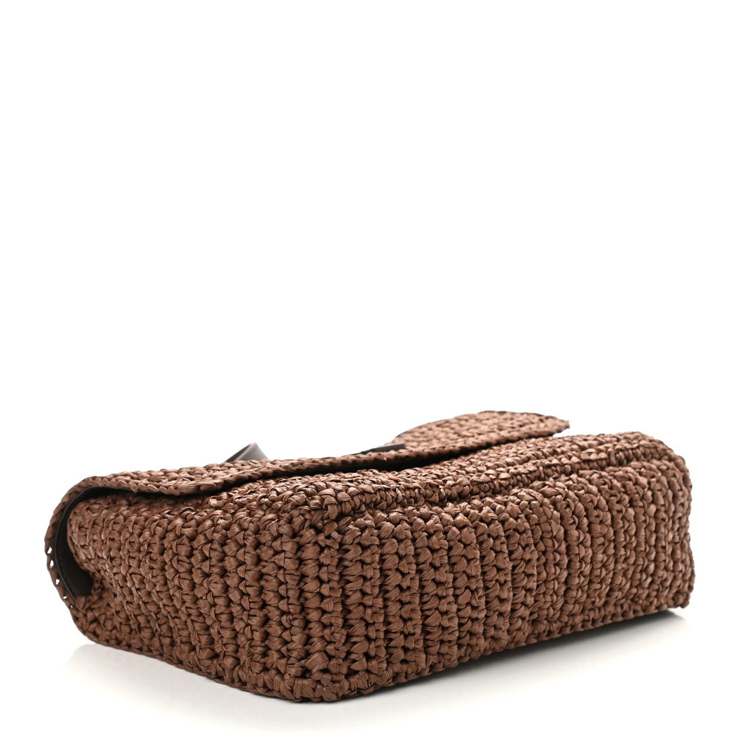 Raffia Calfskin Monogram Medium Niki Chain Satchel New Nut