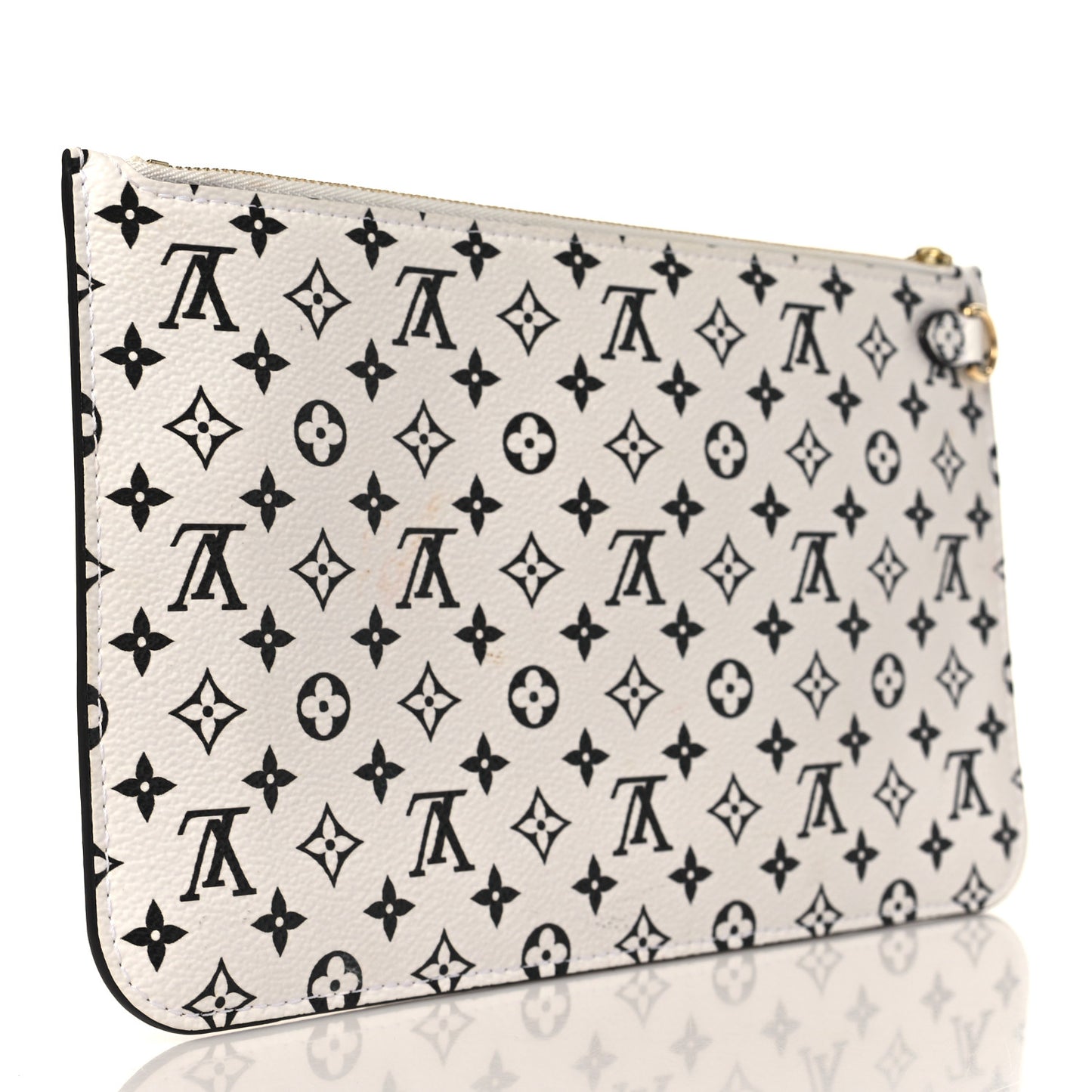Monogram Giant Neverfull MM GM Pochette White