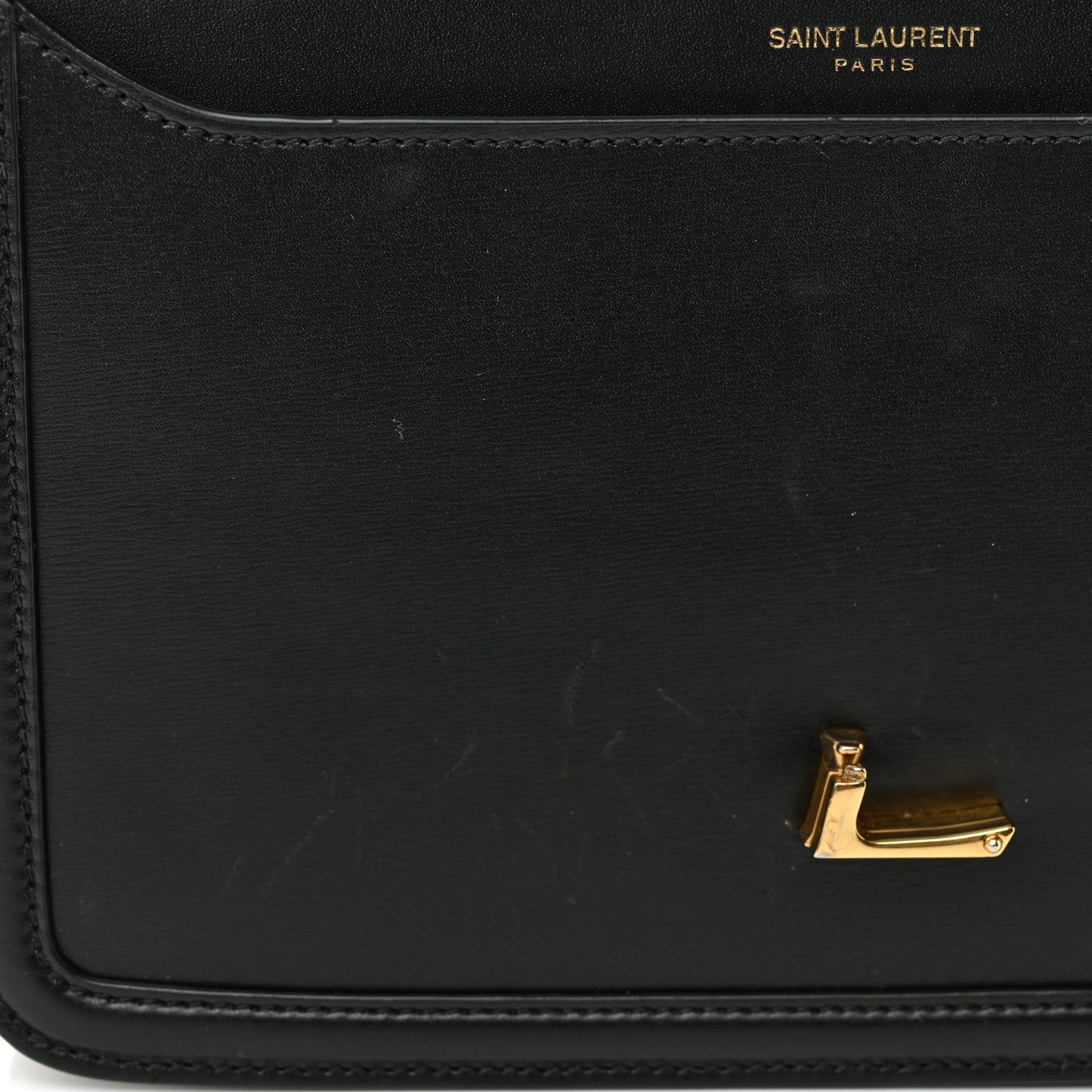 Box Calfskin Monogram Medium Solferino Satchel Black