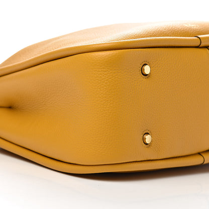 Mulberry Small Classic Grain Calfskin Leighton Deep Amber 7 of 9