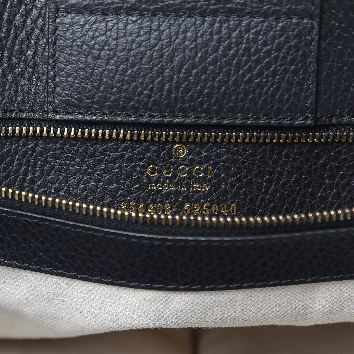 Pebbled Calfskin Small Swing Tote Black