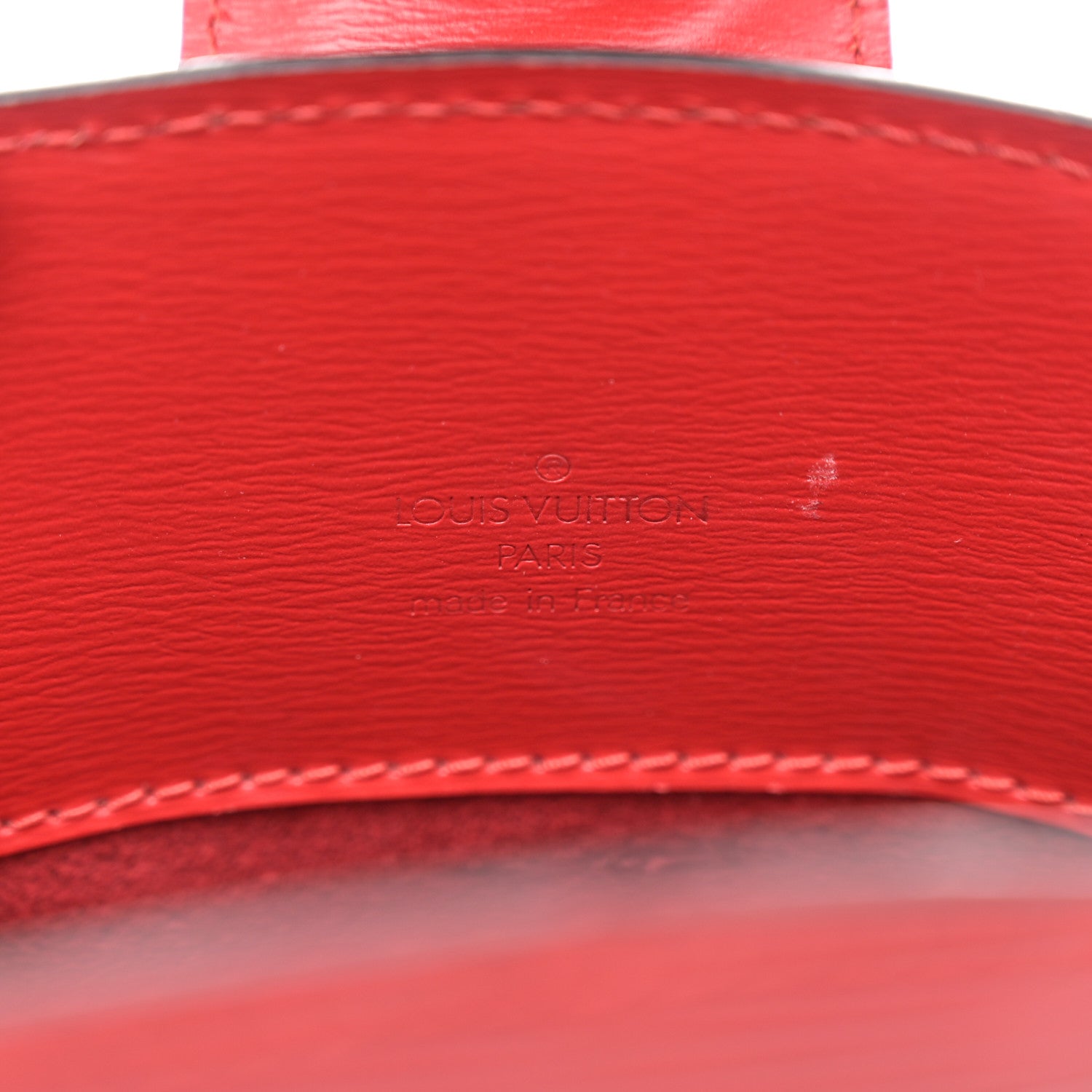 Louis Vuitton Epi Cluny Castillan Red 6 of 9