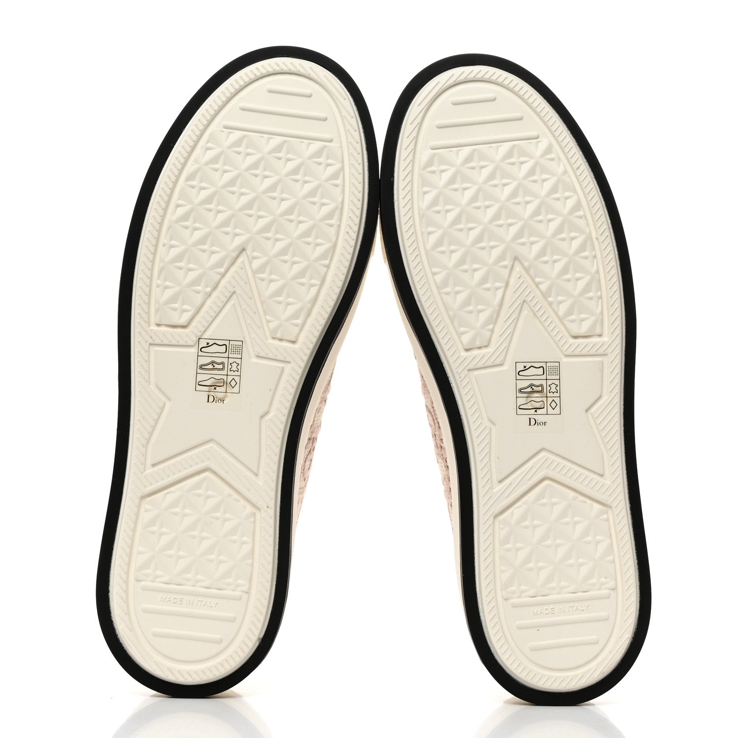 Christian Dior Canvas Oblique Walk'N'Dior Low Top Sneakers 37.5 Powder Nude 6 of 9