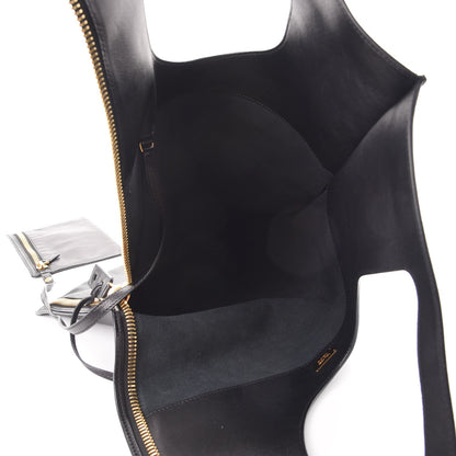 Tom Ford Ramskin Large Alix Padlock Zip Shoulder Bag Black 7 of 10