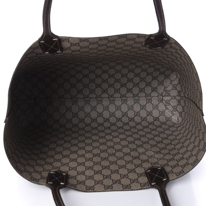 Gucci Calfskin GG Supreme Monogram Medium Reversible Tote Brown 8 of 17