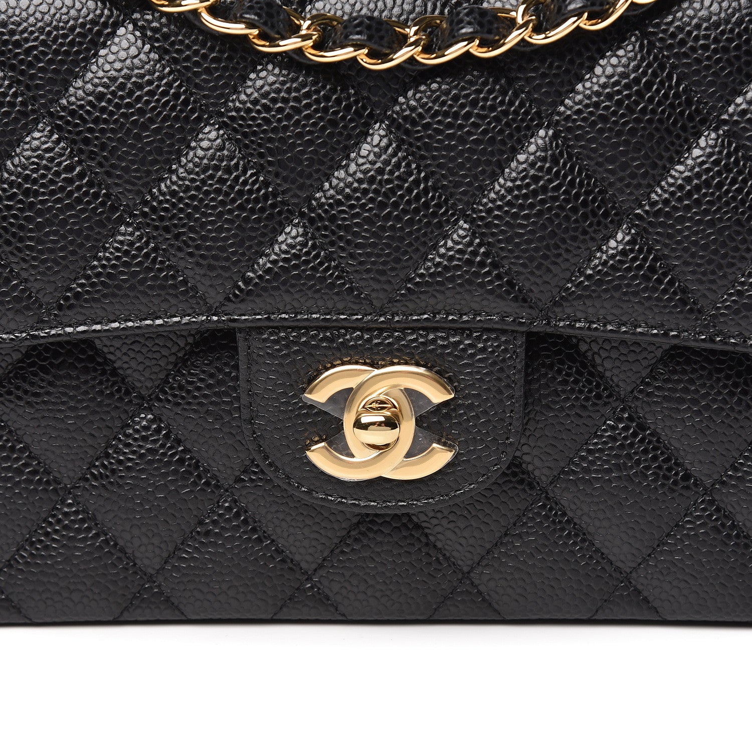 Chanel Caviar Quilted Small Double Flap Black 10 of 11
