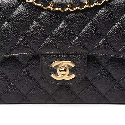 Chanel Caviar Quilted Small Double Flap Black 10 of 11