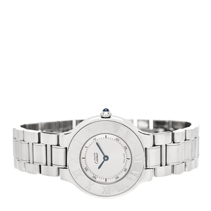 Cartier Stainless Steel 31mm Must De 21 Quartz Watch 2 of 5
