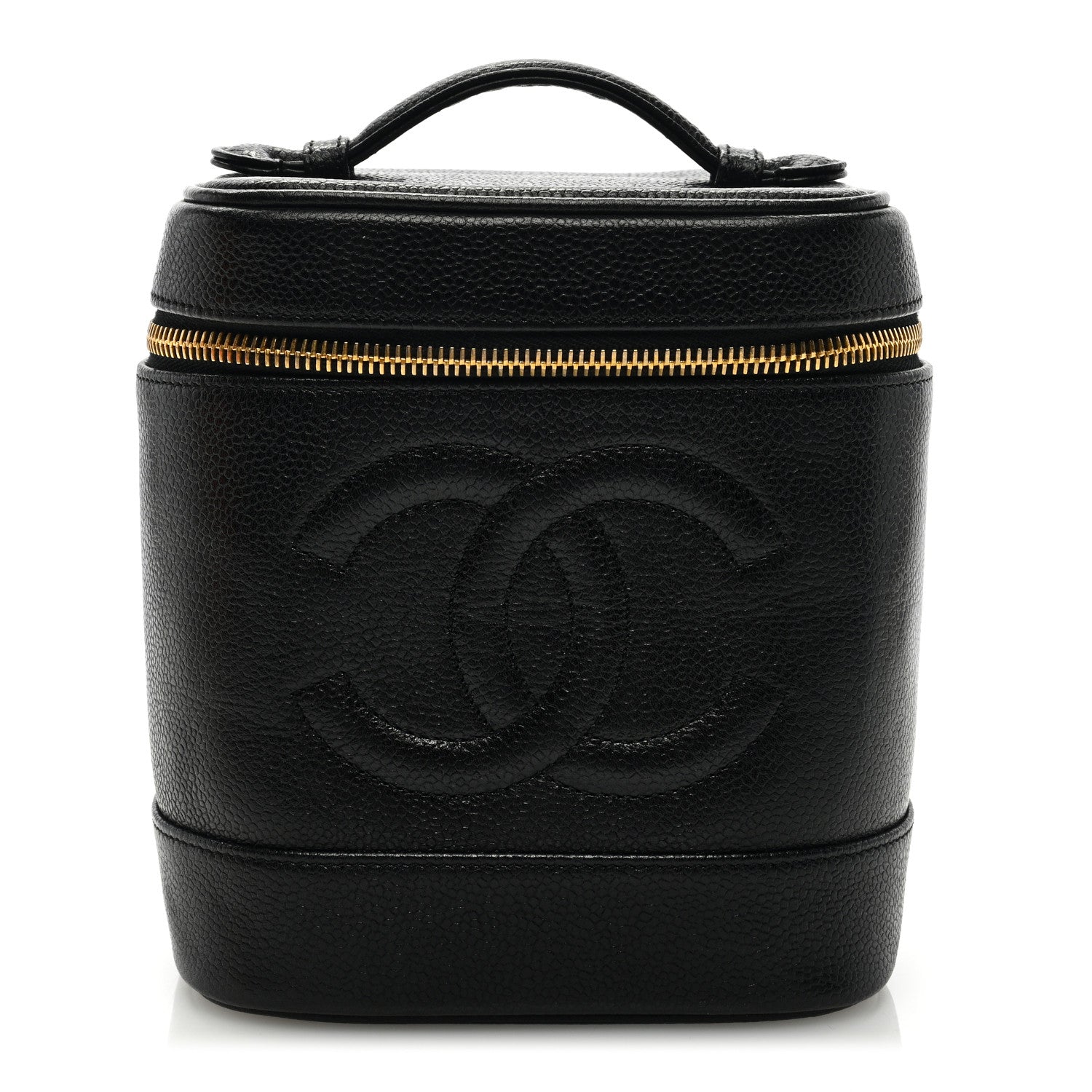 Chanel Caviar Vanity Cosmetic Case Black 1 of 7